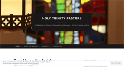 Desktop Screenshot of holytrinitypastors.org